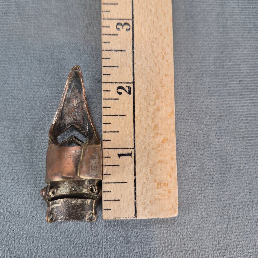 Medieval Steampunk Copper Talon Claw Ring Size 7 Adjustable - Picture 6 of 6